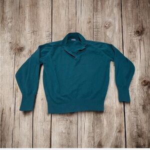 Vintage Lands' End 100%
Lambswool Sweater - Men's XL - Made in England